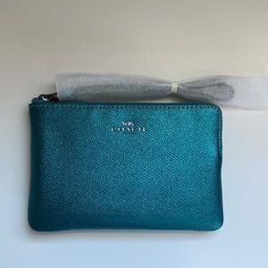 Coach wristlet Teal